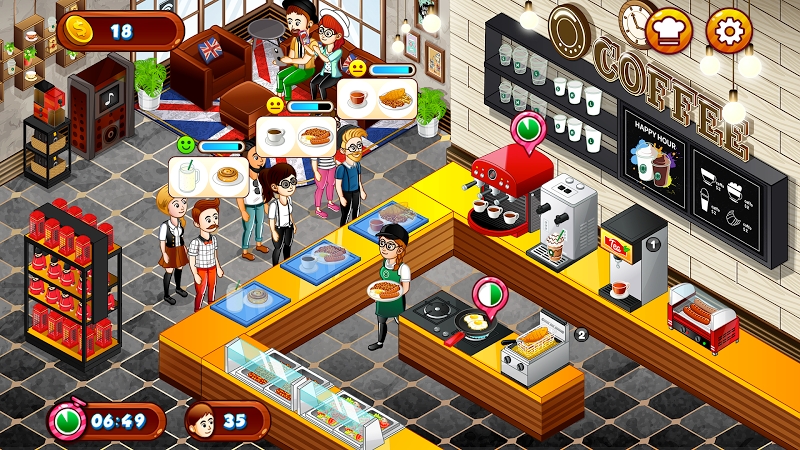 Cafe Panic: Cooking Restaurant