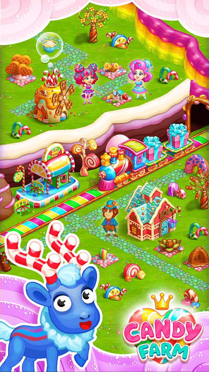 Candy Farm: Magic cake town & cookie dragon story