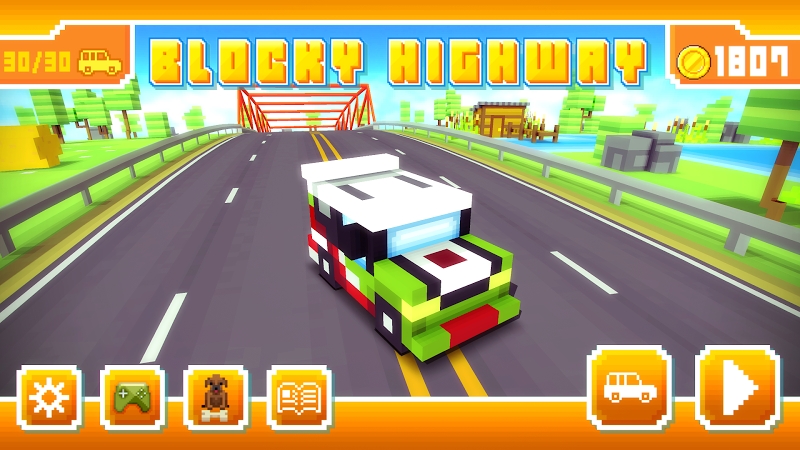 Blocky Highway: Traffic Racing