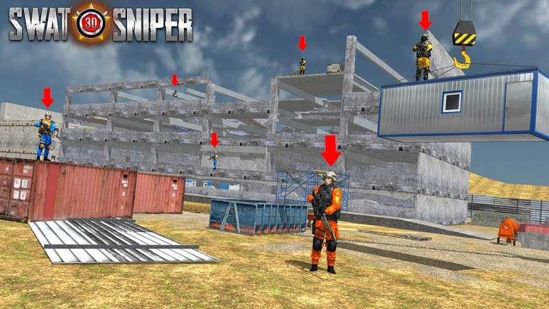 SWAT Sniper 3D 2019: Free Shooting Game