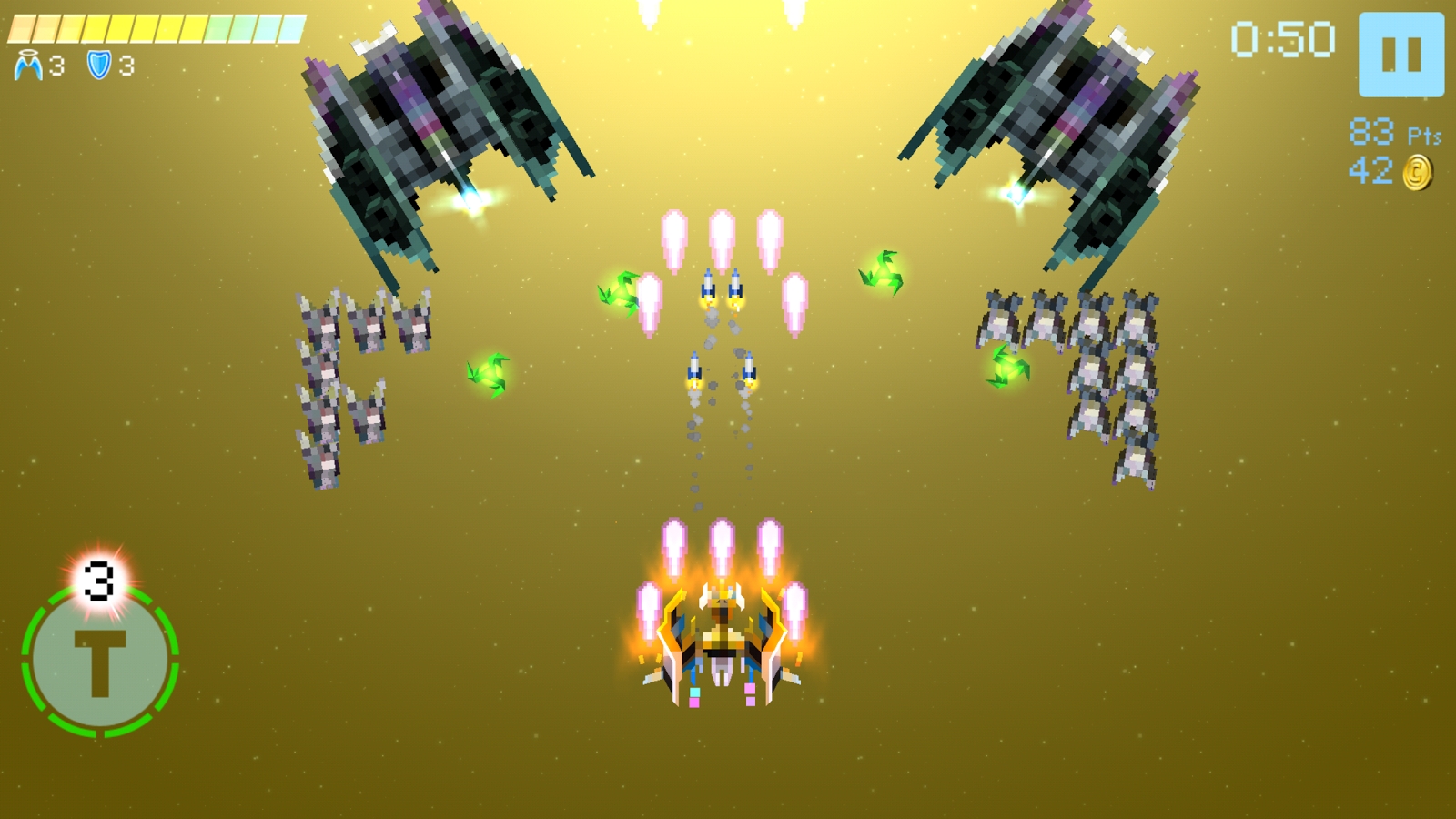 Gold Flower - Bullet Hell Space Shooter