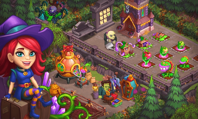 Monster Farm: Happy Ghost Village & Witch Mansion