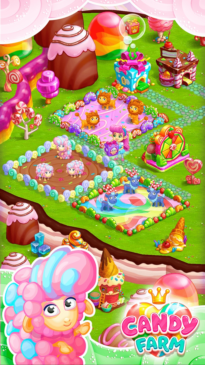 Candy Farm: Magic cake town & cookie dragon story