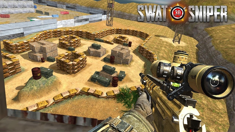 SWAT Sniper 3D 2019: Free Shooting Game