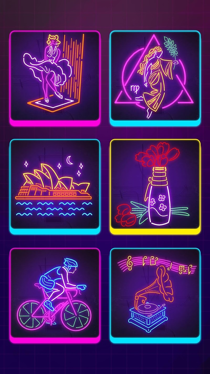 Neon Glow - 3D Color Puzzle Game