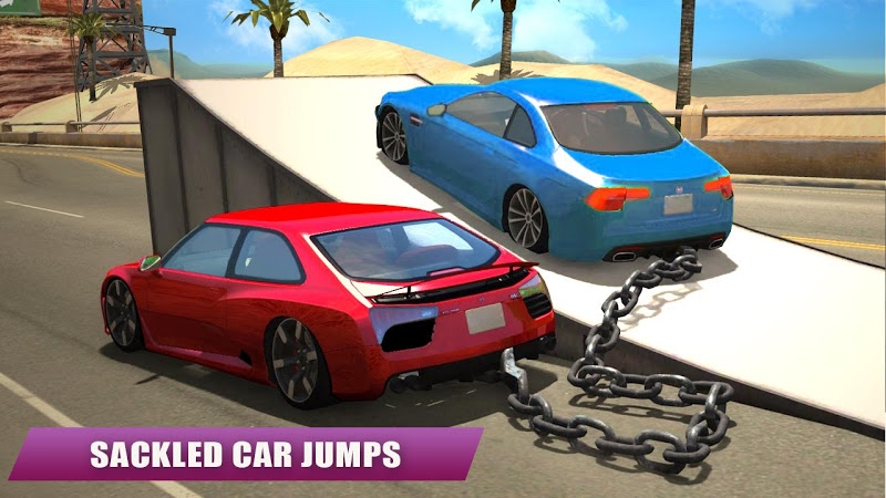 Chained Car Racing Games 3D