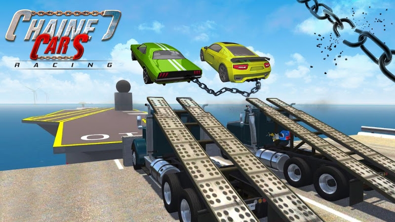 Chained Car Racing Games 3D