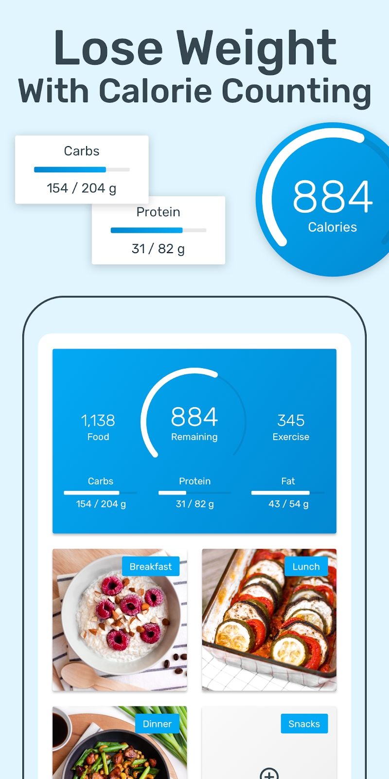 YAZIO Calorie Counter, Nutrition Diary & Diet Plan