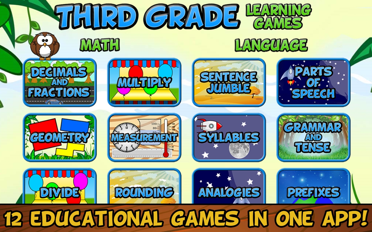 Third Grade Learning Games