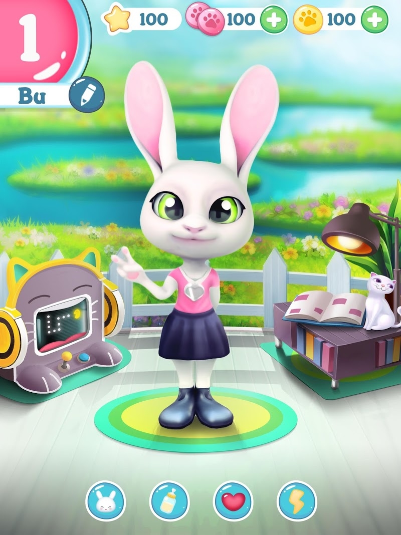 Bu the Baby Bunny - Cute pet care game