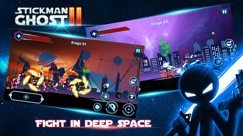 Stickman Ghost 2: Galaxy Wars - Shadow Action RPG