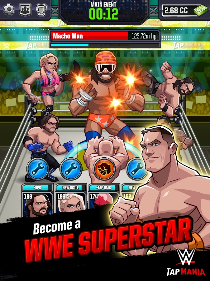 WWE Tap Mania: Get in the Ring in this Idle Tapper