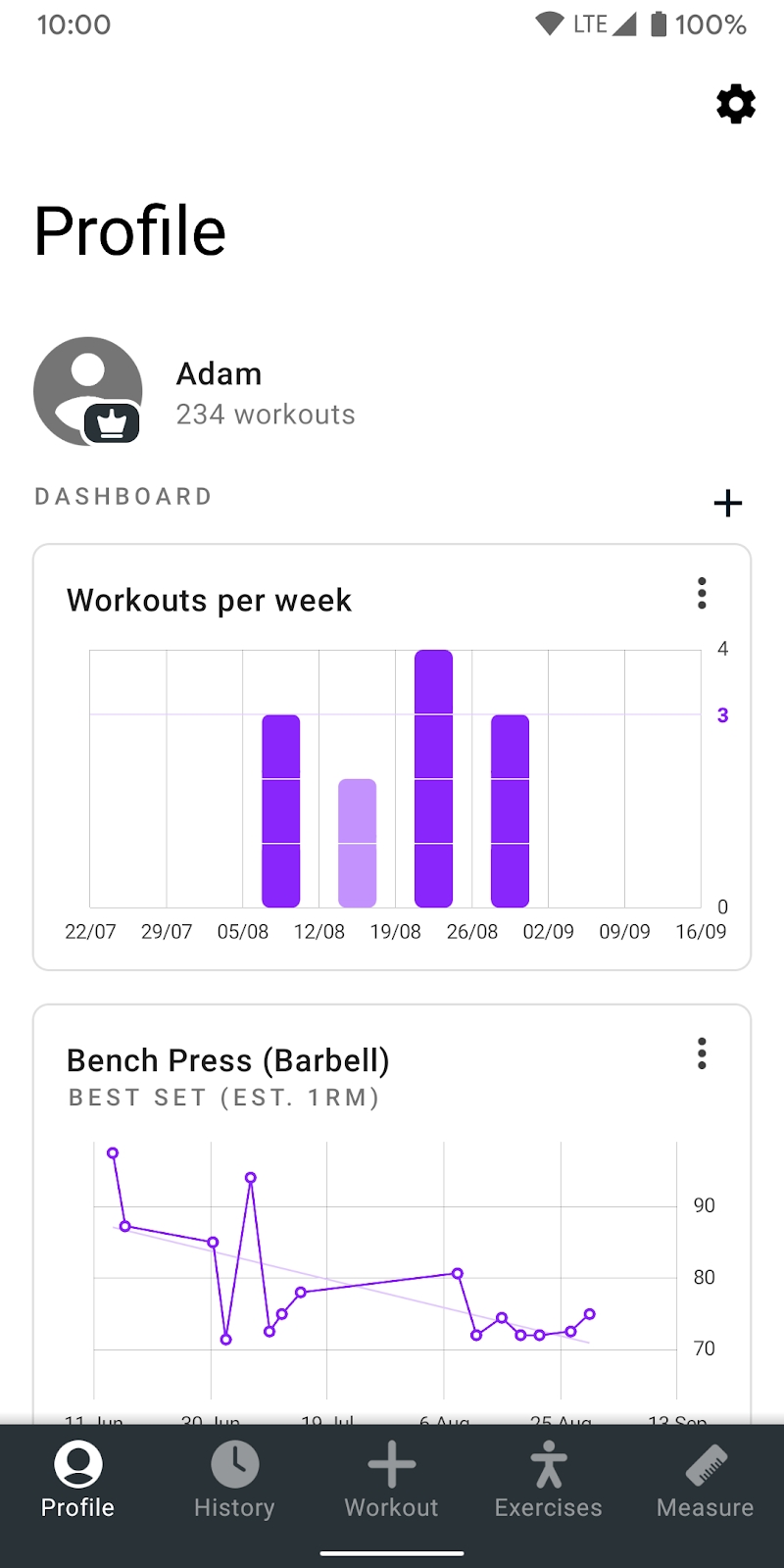 Strong - Workout Tracker Gym Log
