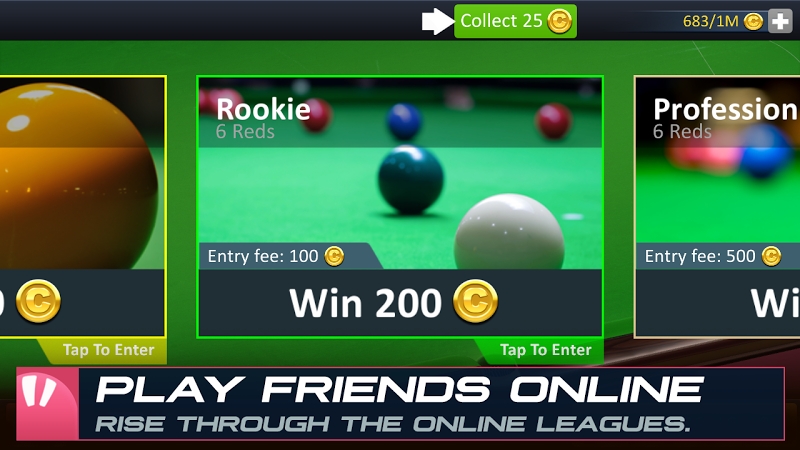 Snooker Stars - 3D Online Sports Game