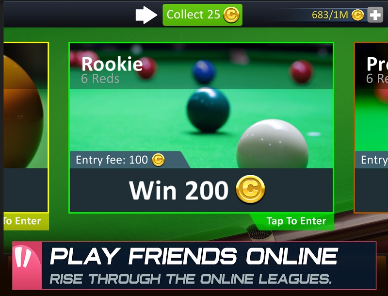 Snooker Stars - 3D Online Sports Game