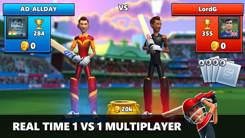 Stick Cricket Live 2020 - Play 1v1 Cricket Games