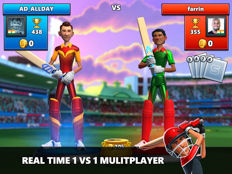 Stick Cricket Live 2020 - Play 1v1 Cricket Games