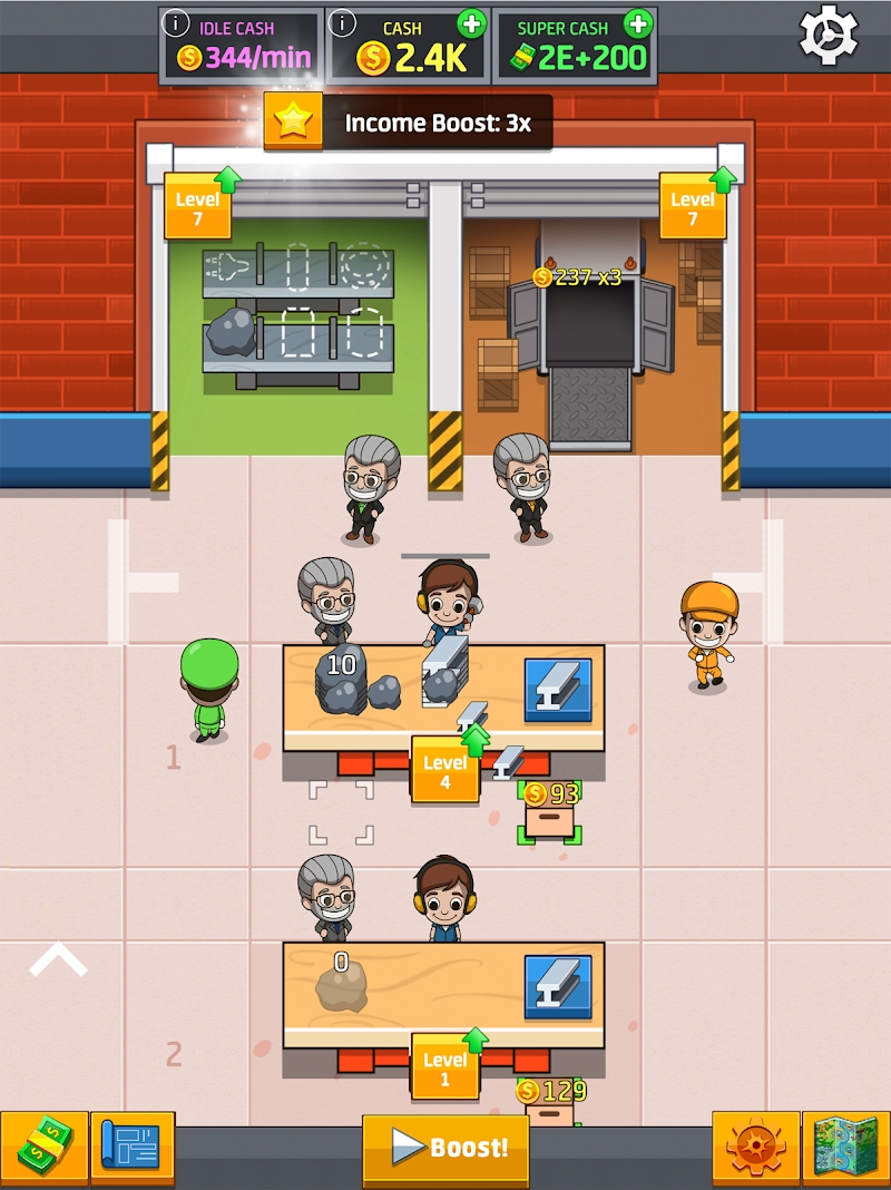 Idle Factory Tycoon: Cash Manager Empire Simulator