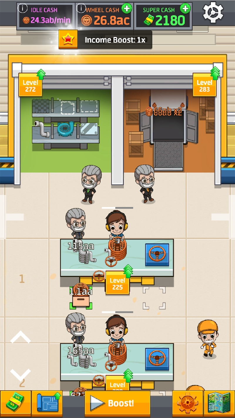 Idle Factory Tycoon: Cash Manager Empire Simulator