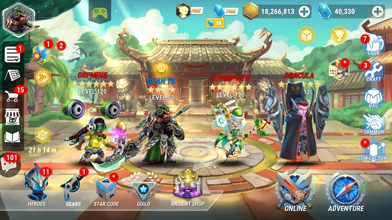 Heroes Infinity: RPG + Strategy + Super Heroes