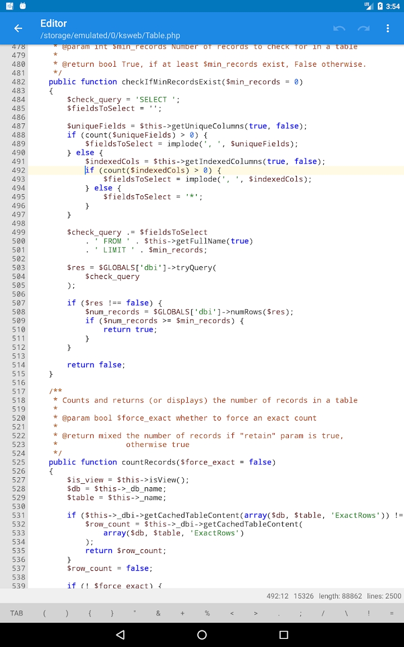 KSWEB: server + PHP + MySQL