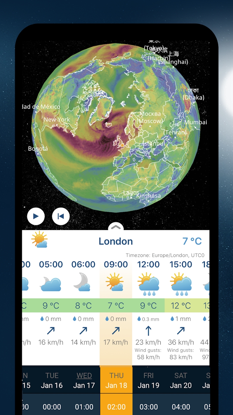 Ventusky: 3D Weather Maps