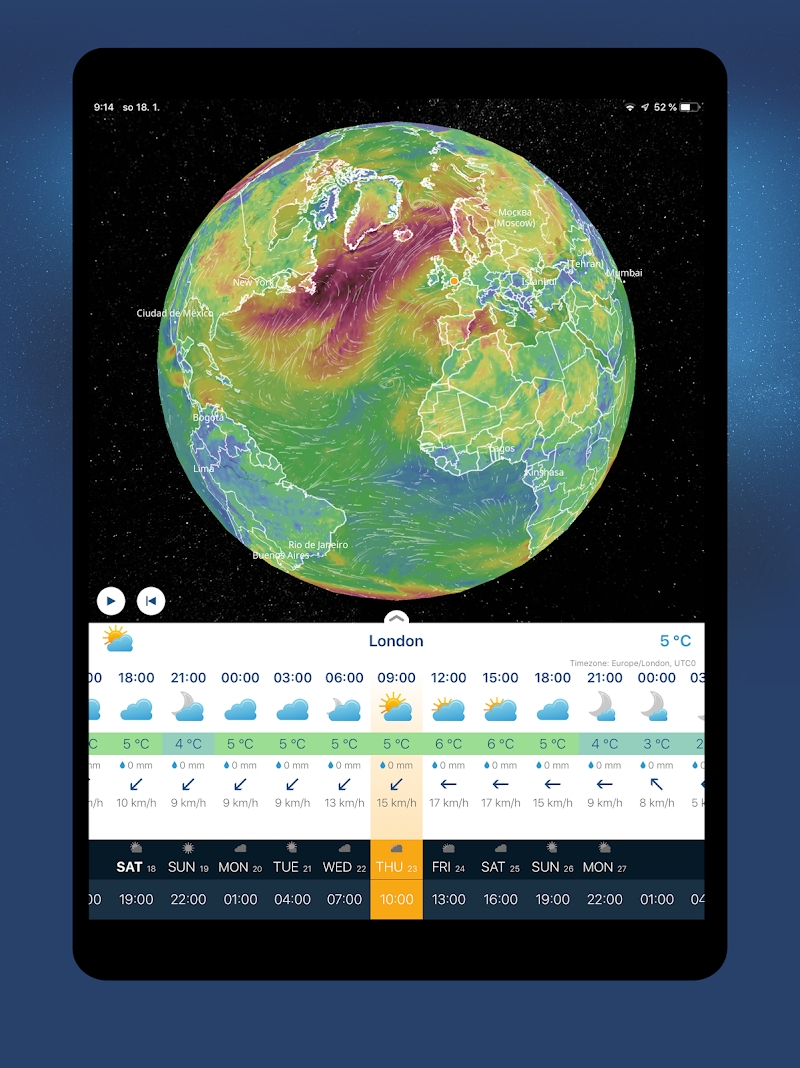 Ventusky: 3D Weather Maps