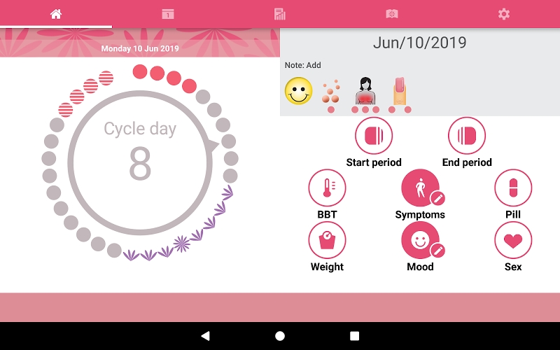 WomanLog Pro Calendar