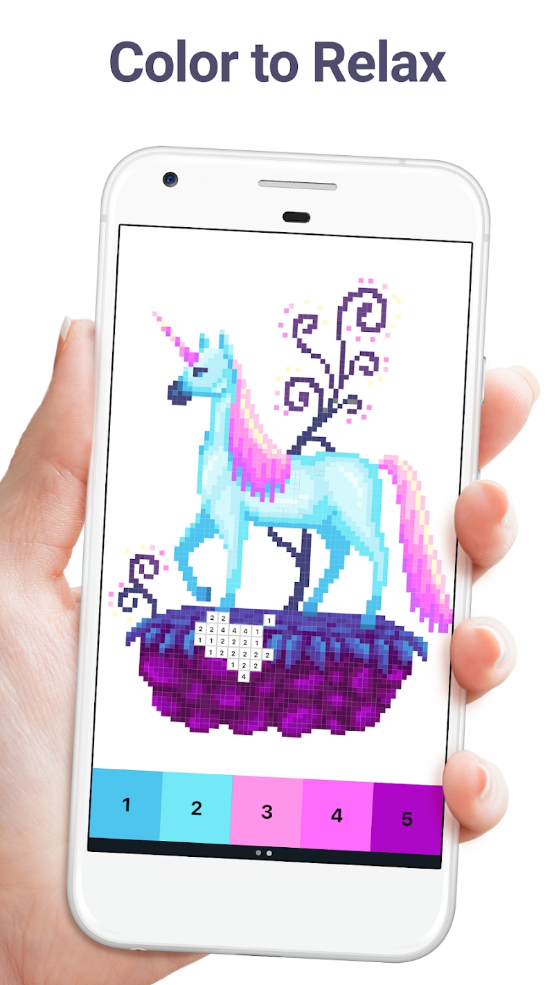 Pixel Art: Color by Number