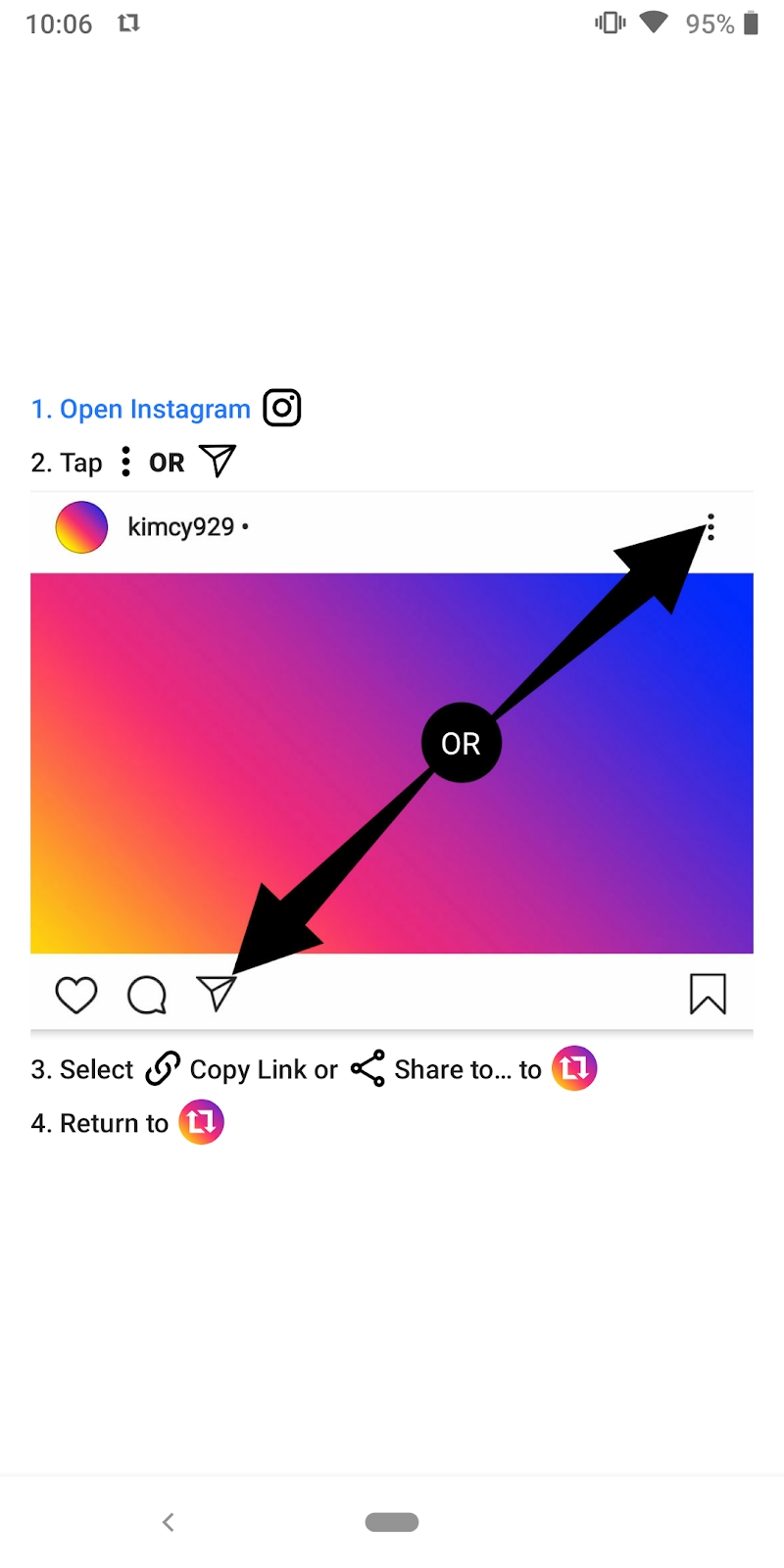 Regram Posts - Repost for Instagram