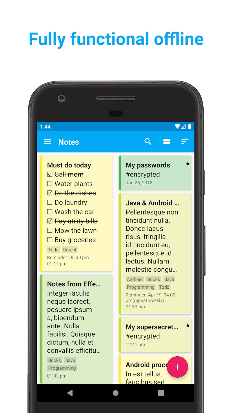 FairNote - Encrypted Notes & Lists