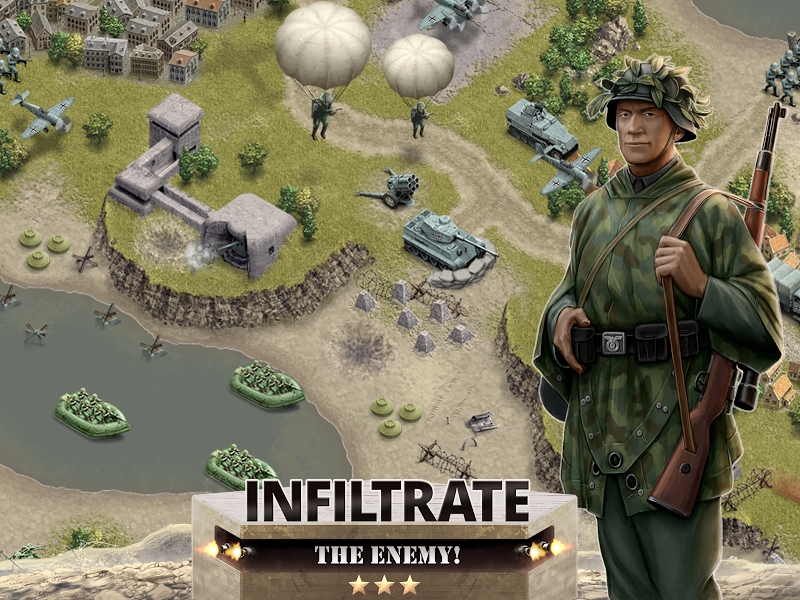 1944 Burning Bridges - a WW2 Strategy War Game