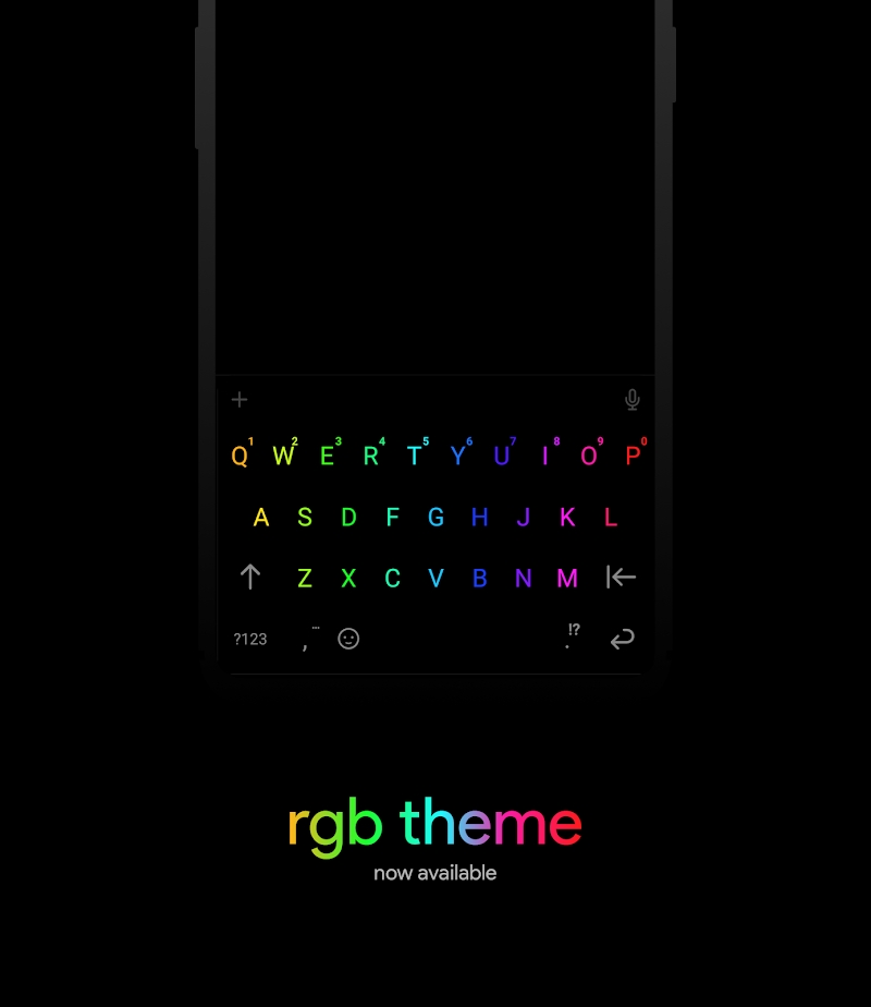 Chrooma Keyboard - RGB & Emoji Keyboard Themes