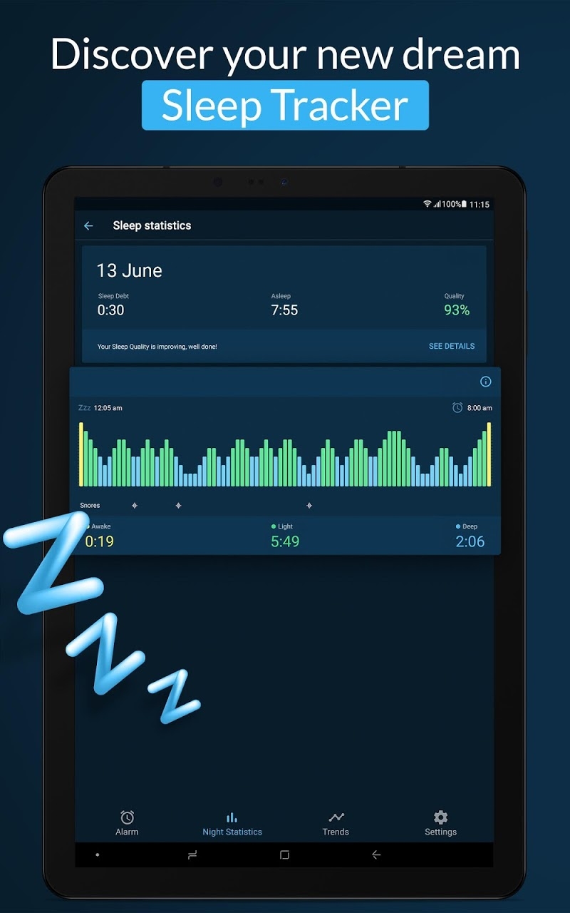 Sleepzy: Sleep Cycle Tracker & Alarm Clock