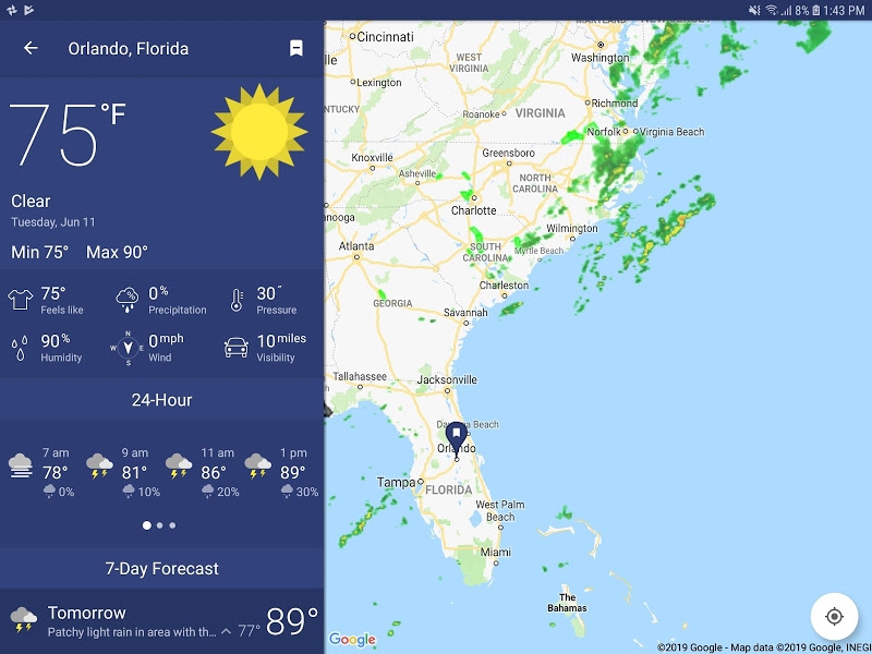 NOAA Weather Radar Live & Alerts