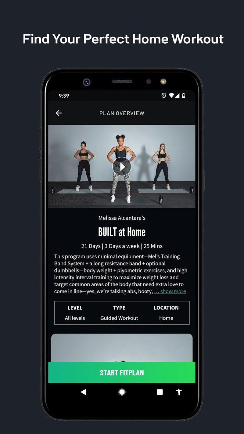 Fitplan: Home Workouts and Gym Training