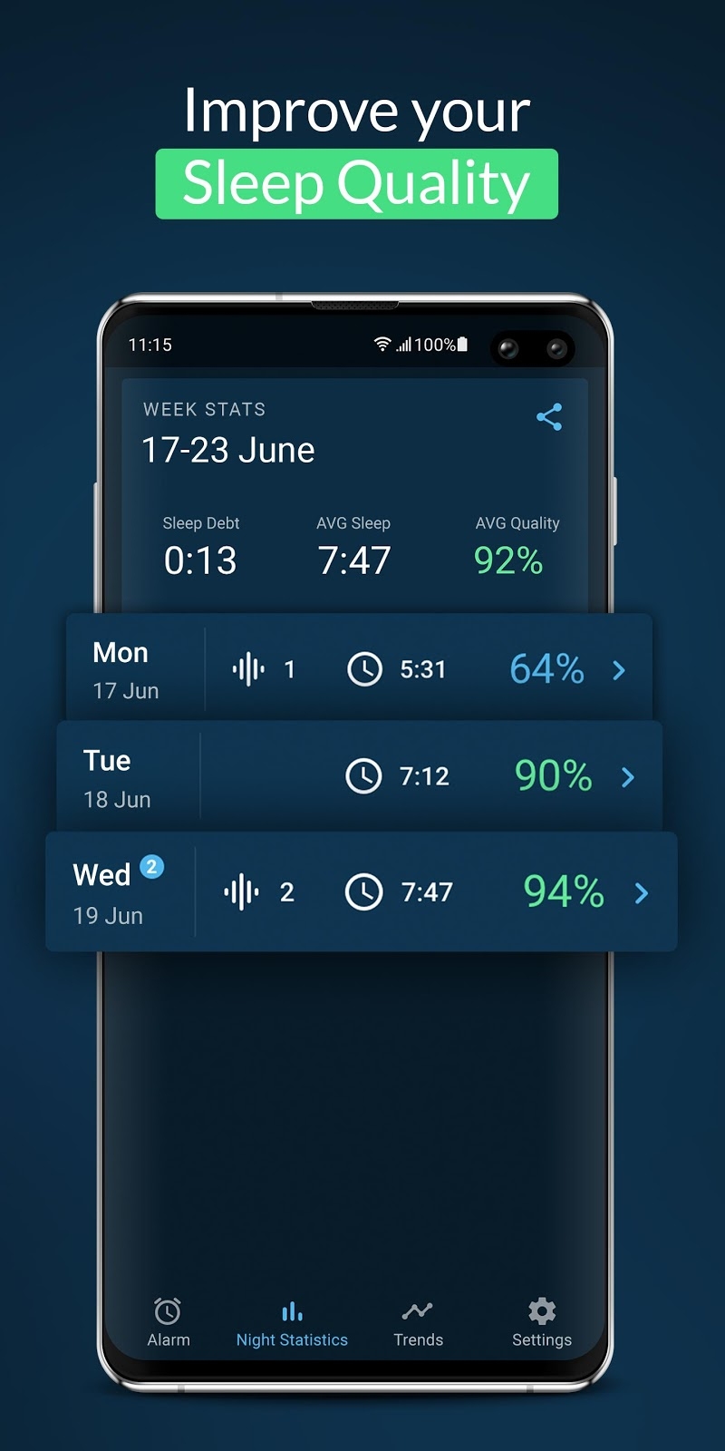 Sleepzy: Sleep Cycle Tracker & Alarm Clock