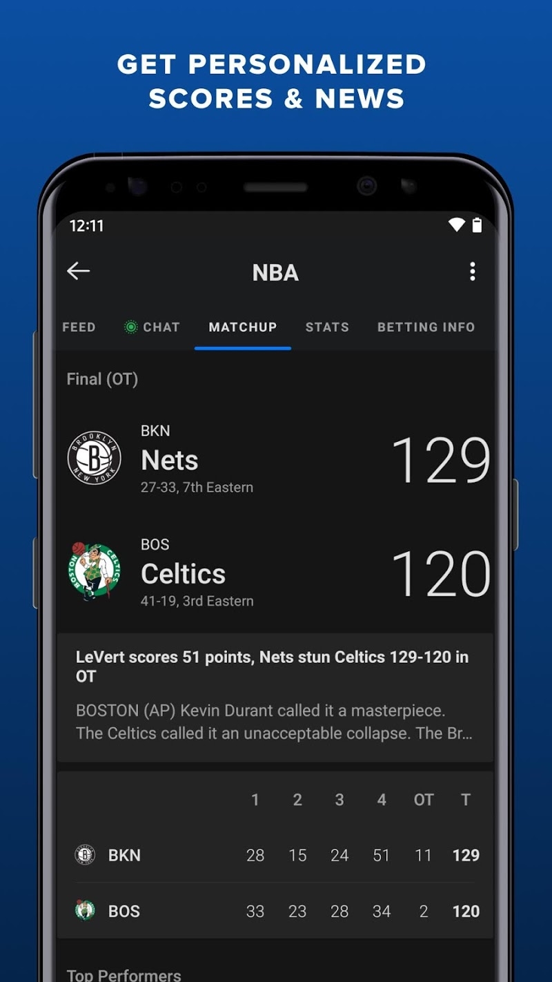 theScore: Live Sports Scores, News, Stats & Videos