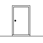 白い扉
