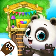 Rumah Pohon Panda Lu - Bangun & Mainkan dengan Hewan Peliharaan Kecil