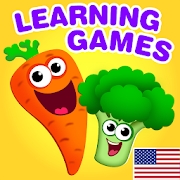 Lustige Lebensmittel-Lernspiele für Kinder und Kleinkinder