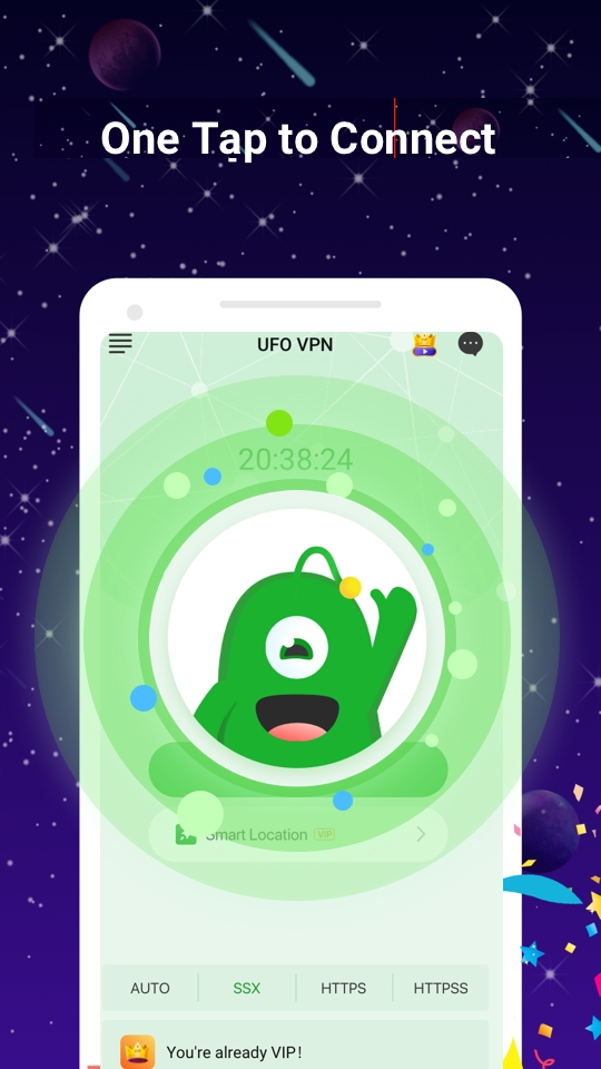 UFO VPN Basic: Free VPN Proxy Master & Secure WiFi