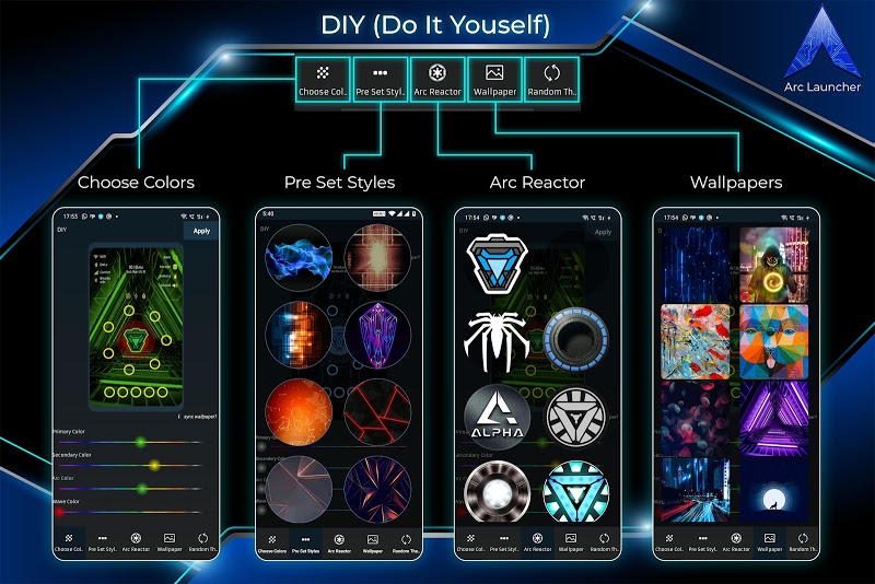 ARC Launcher® 2021 3D Launcher,Themes,App Lock,DIY