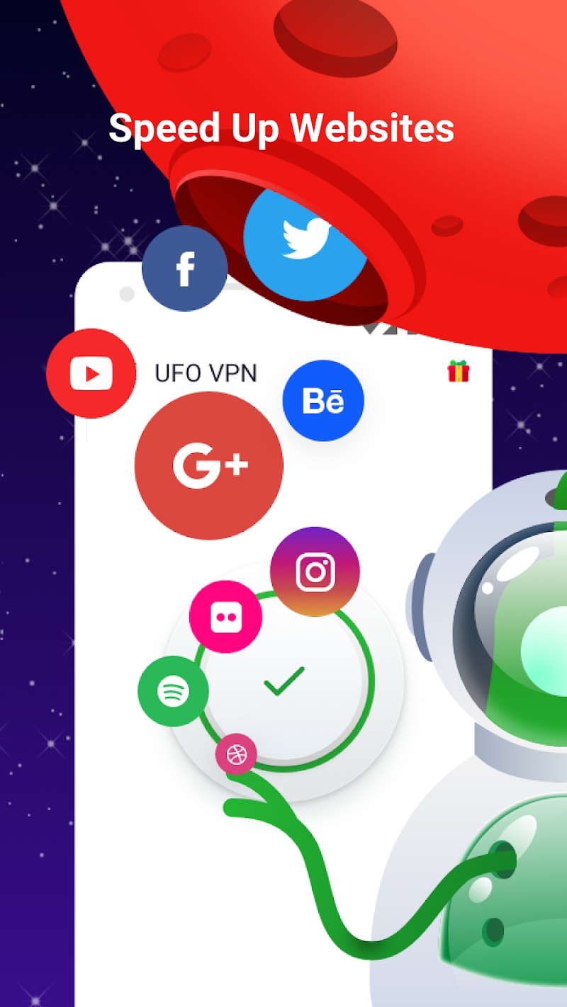 UFO VPN Basic: Free VPN Proxy Master & Secure WiFi