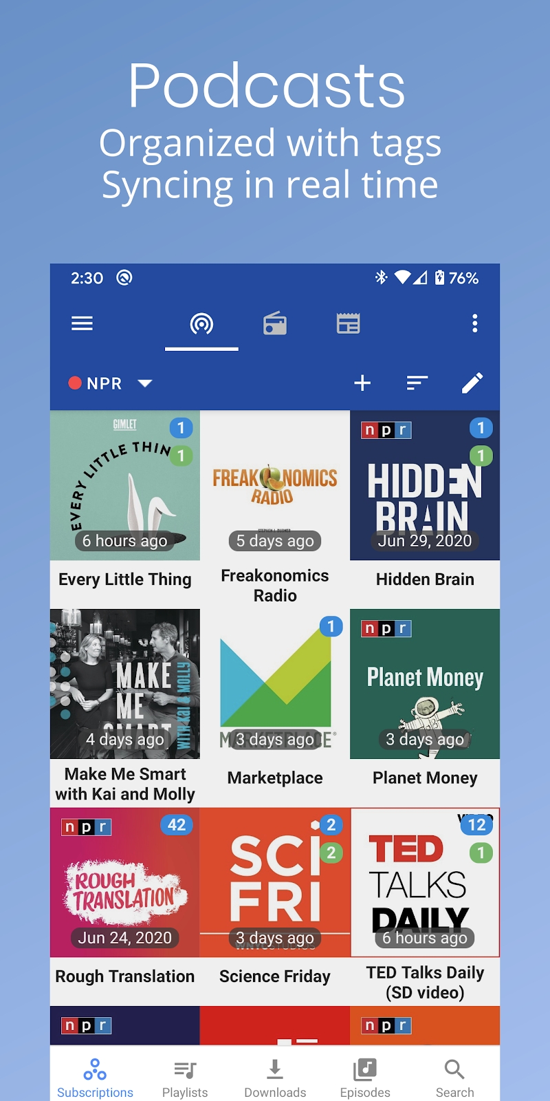Podcast Republic - Daily Podcast Player