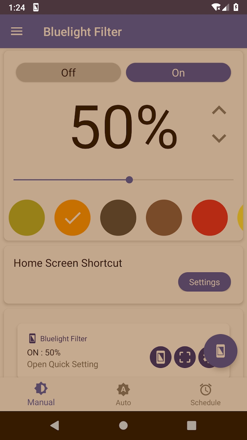 Bluelight Filter for Eye Care - Auto screen filter