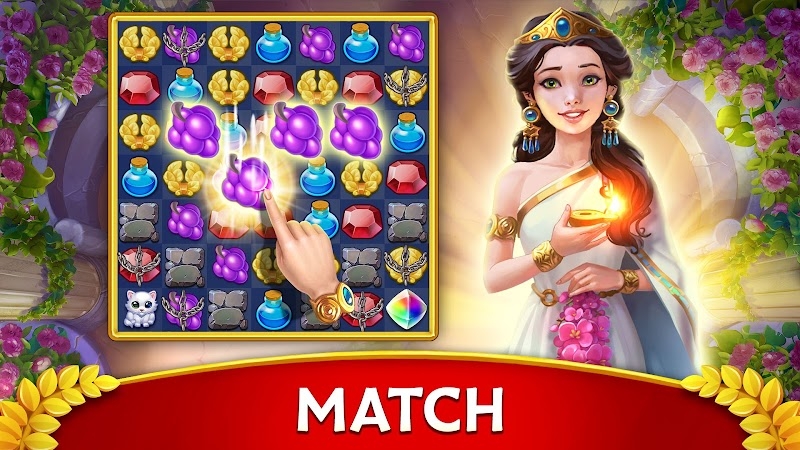 Jewels of Rome: Gems and Jewels Match-3 Puzzle