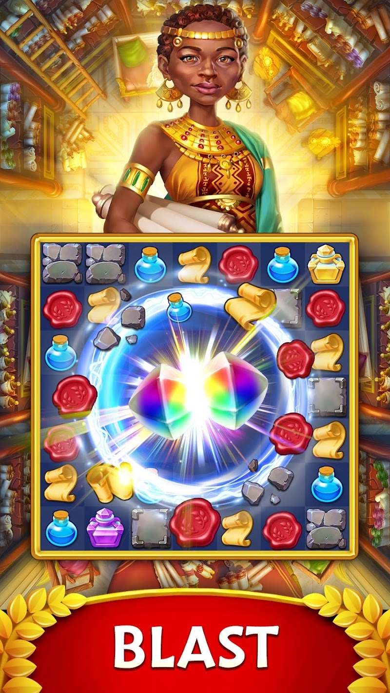 Jewels of Rome: Gems and Jewels Match-3 Puzzle