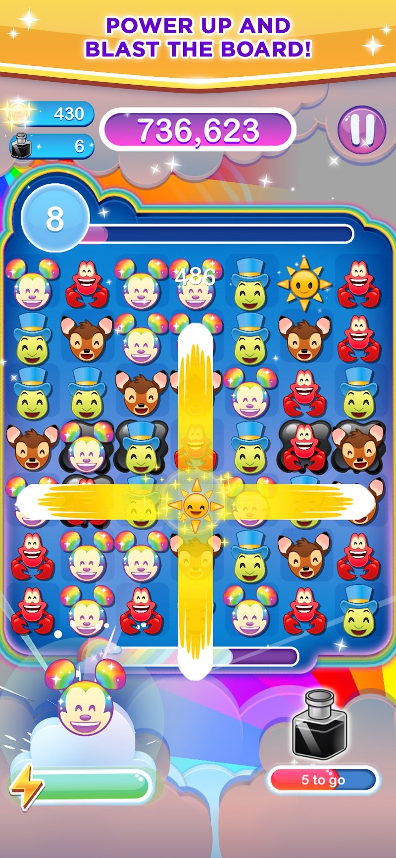 Disney Emoji Blitz - Disney Match 3 Puzzle Games