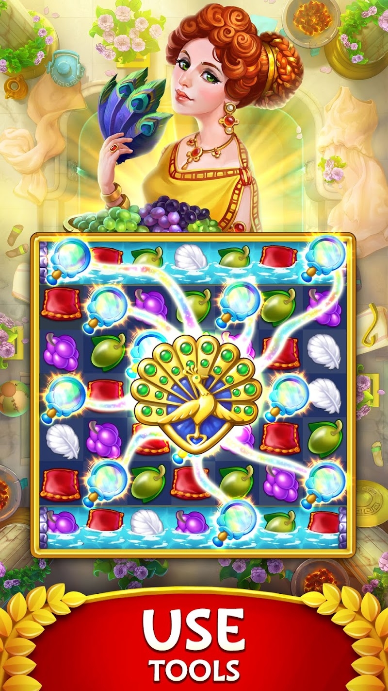 Jewels of Rome: Gems and Jewels Match-3 Puzzle